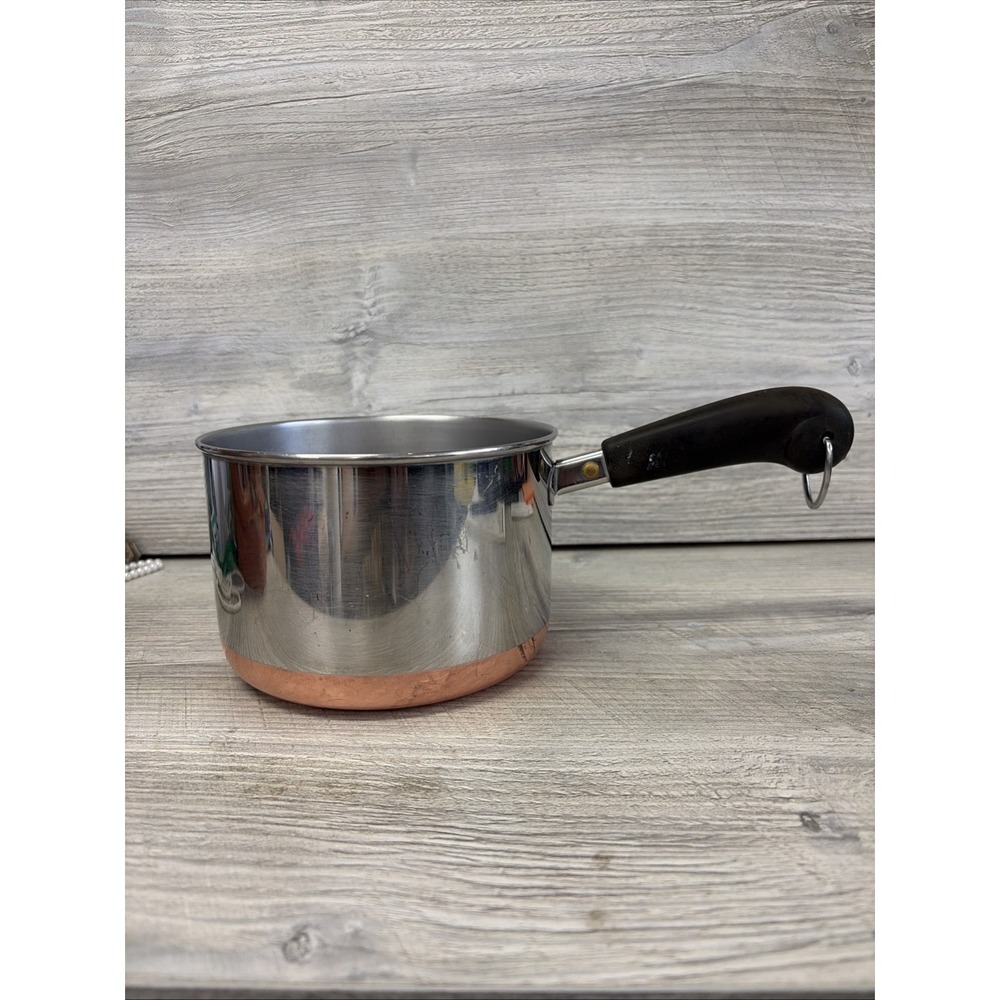Revere Ware 1801 Copper Bottom 2 Quart 84 Cookware No Lid (c5)